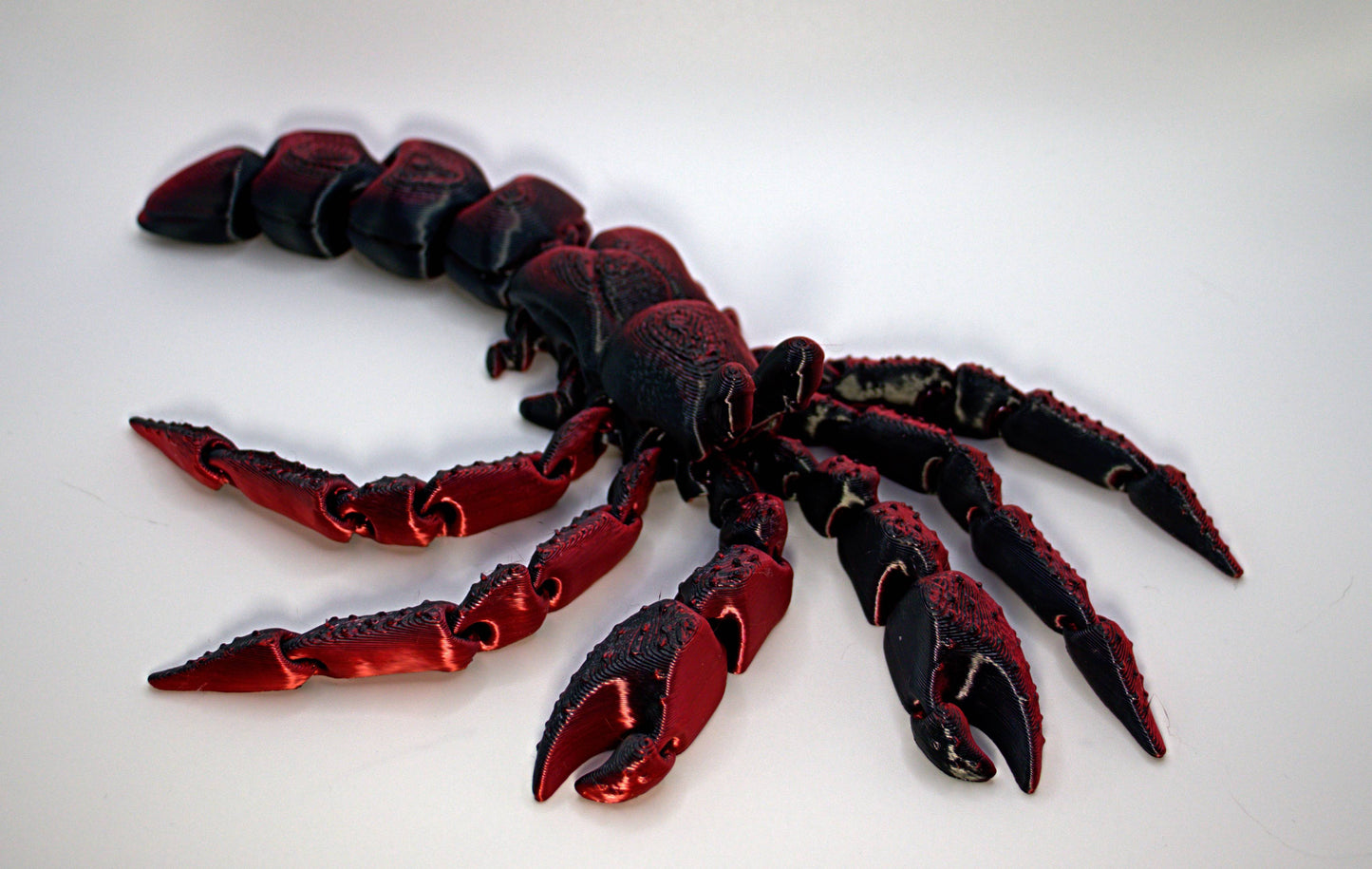 Sea Life - Hermit Crab (In a shell) 2-Tone Red & Black.