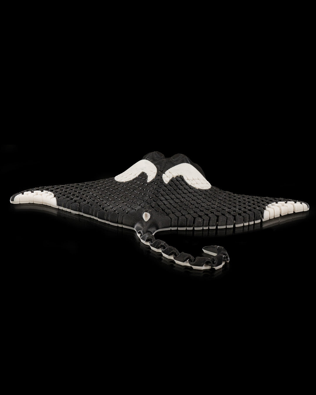 Sea Life - Manta Ray (Black and White)
