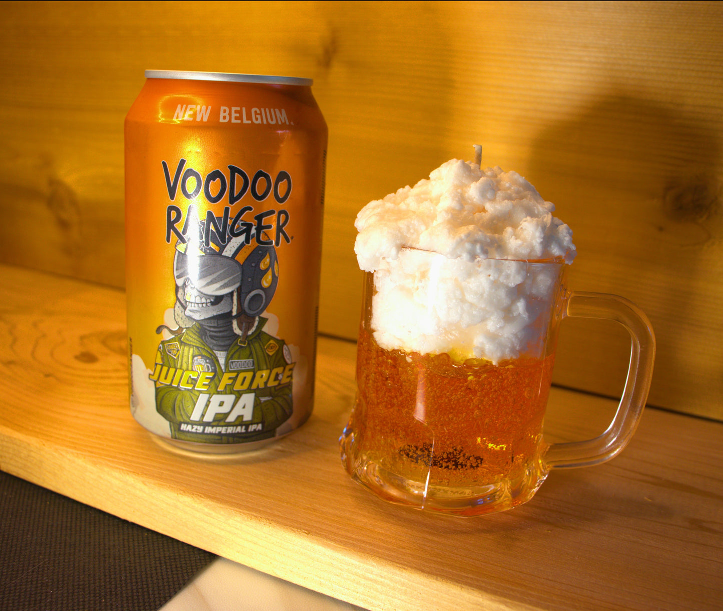 3 oz Beer Glass Candles (Slightly strong to Strong fragrance)