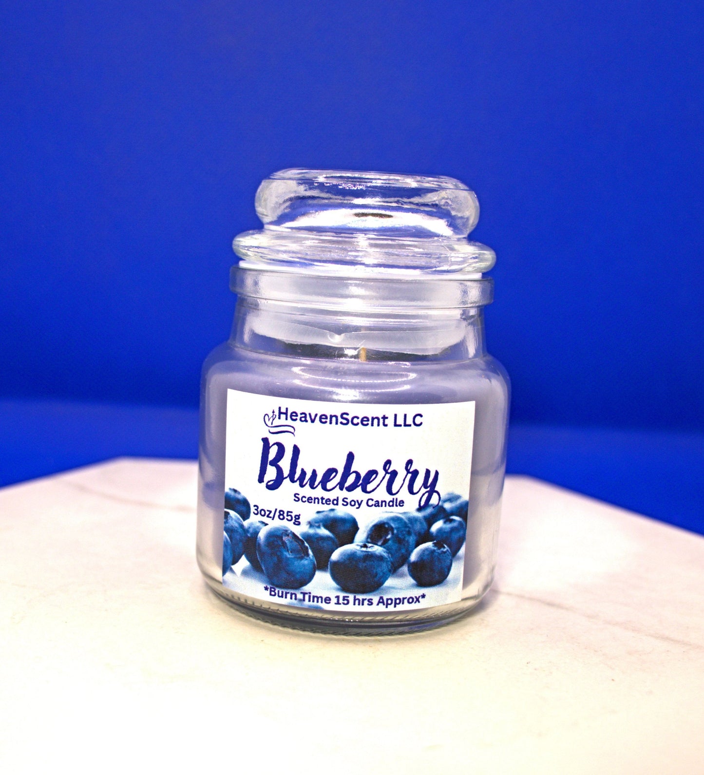 3 oz & 4 oz Blueberry Candles (Slightly strong to strong fragrance)