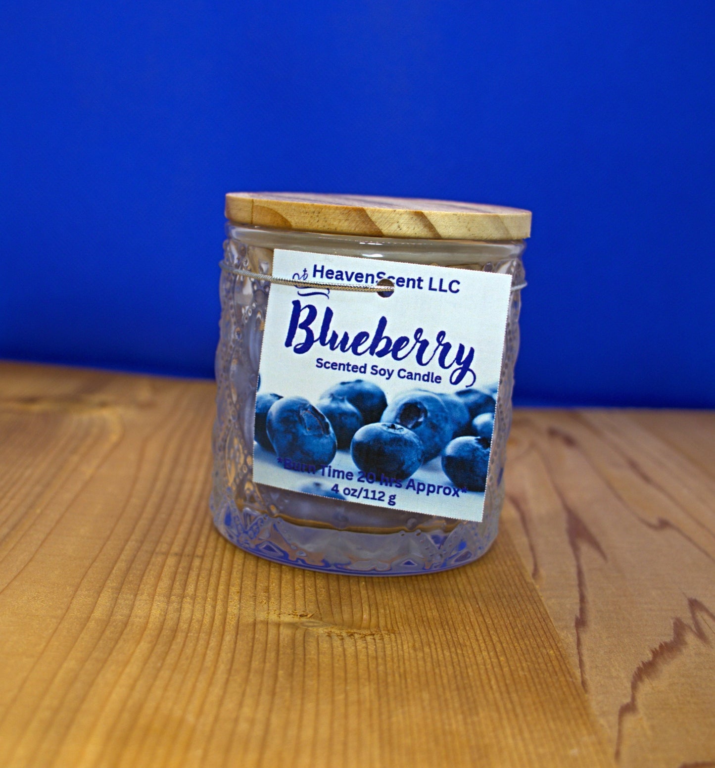 3 oz & 4 oz Blueberry Candles (Slightly strong to strong fragrance)
