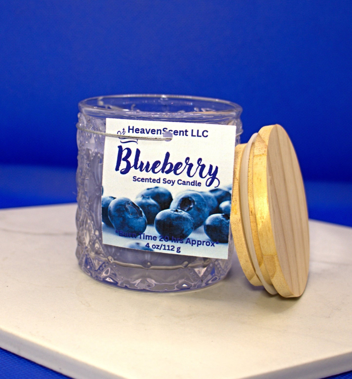3 oz & 4 oz Blueberry Candles (Slightly strong to strong fragrance)