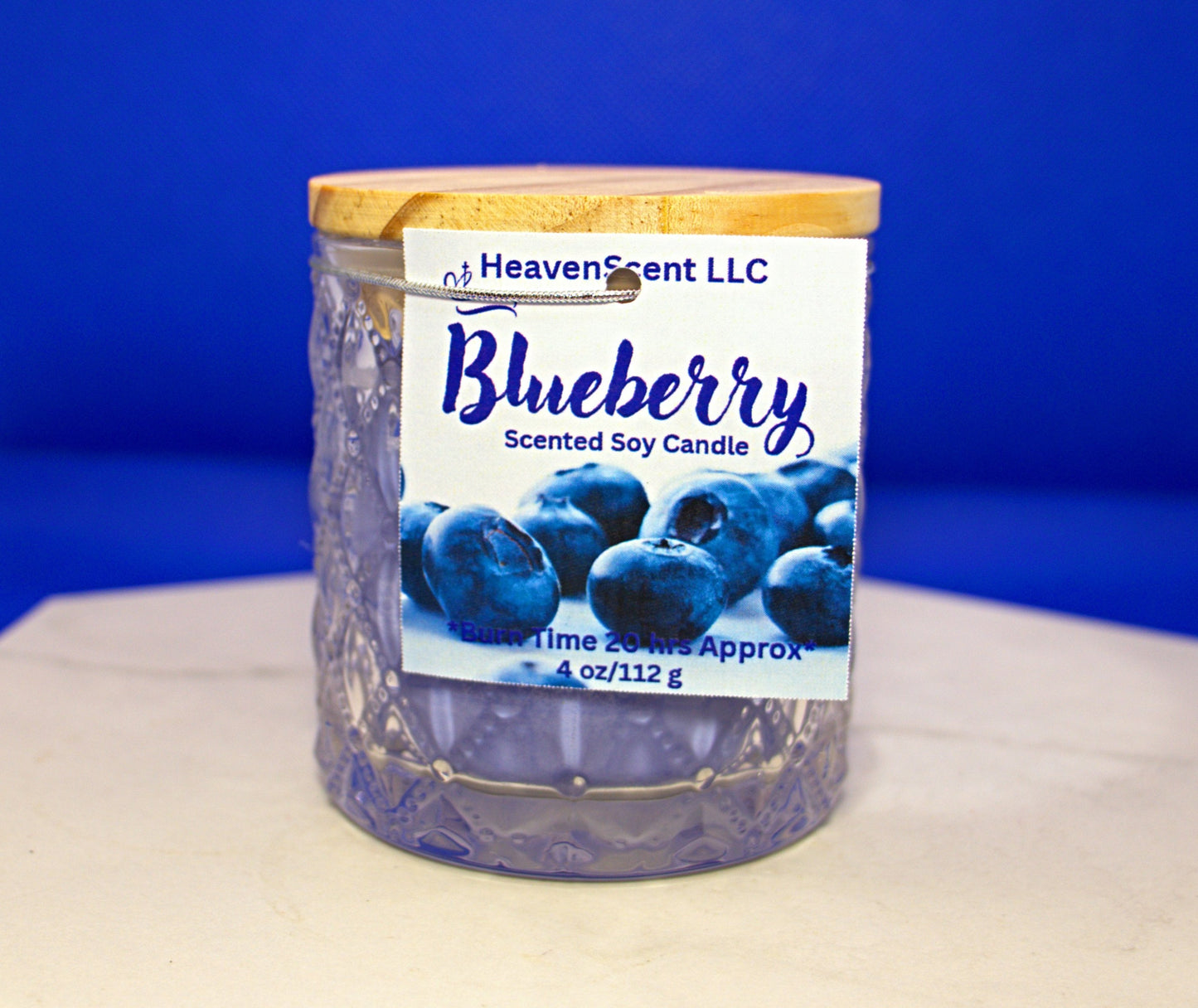 3 oz & 4 oz Blueberry Candles (Slightly strong to strong fragrance)