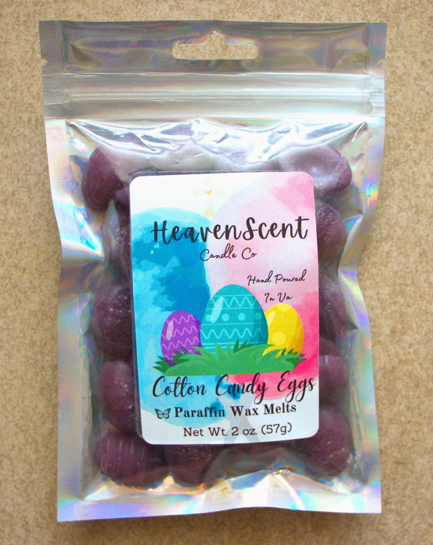 2 oz to 3 oz Cotton Candy Grape Melts (Strong fragrance)