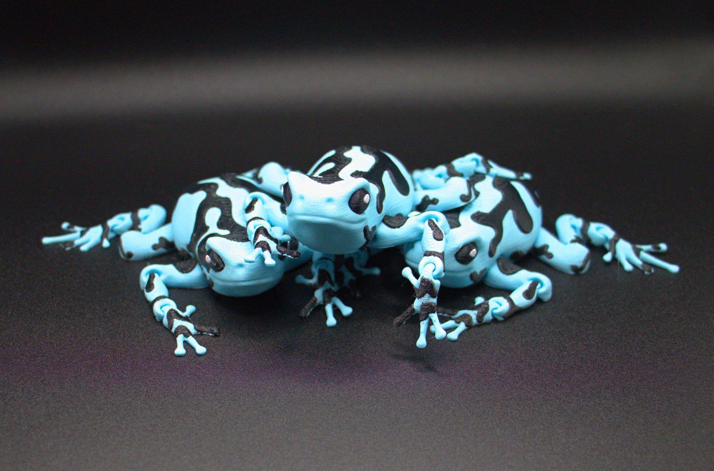 Frog-Mystique Poison Dart (Lt Blue and Black)