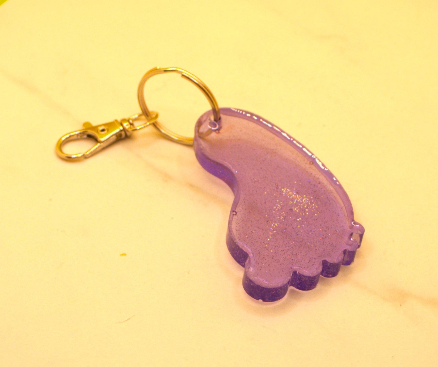Key Chain Baby Fun Footprint