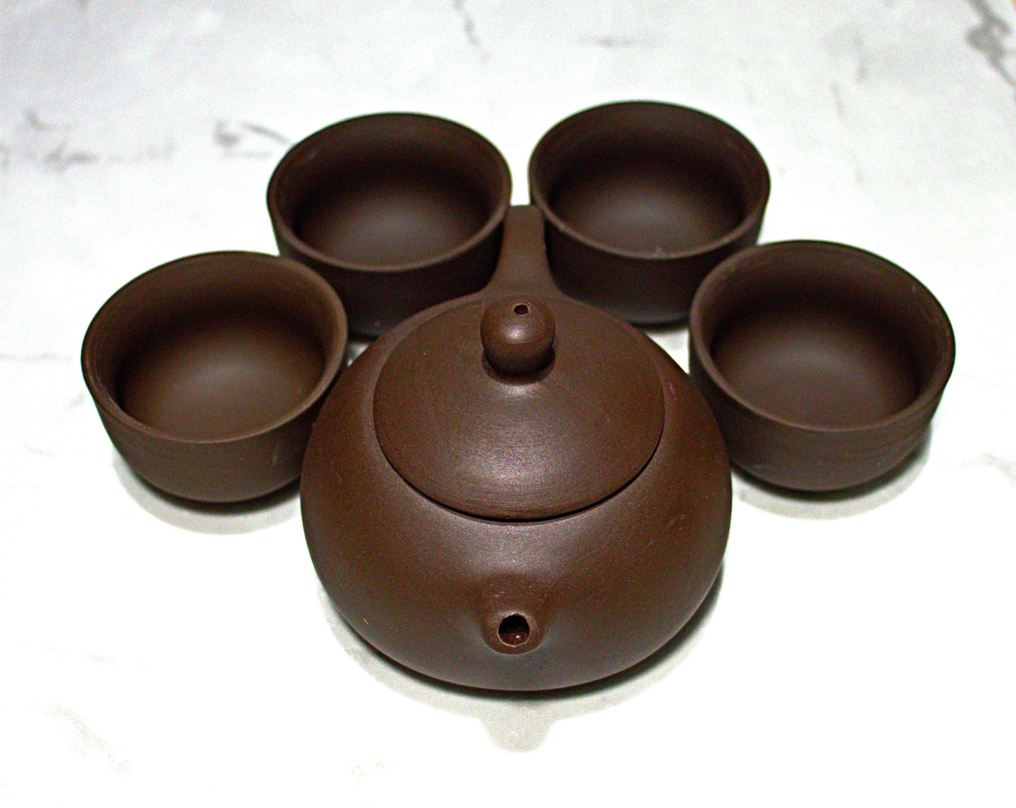 9 oz Teapot Pewter ceramic candle set