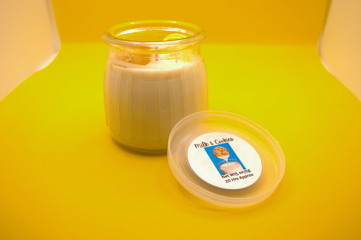 3 oz to 5 oz Pop Top Milk and Cookie's Candle (Strong fragrance)