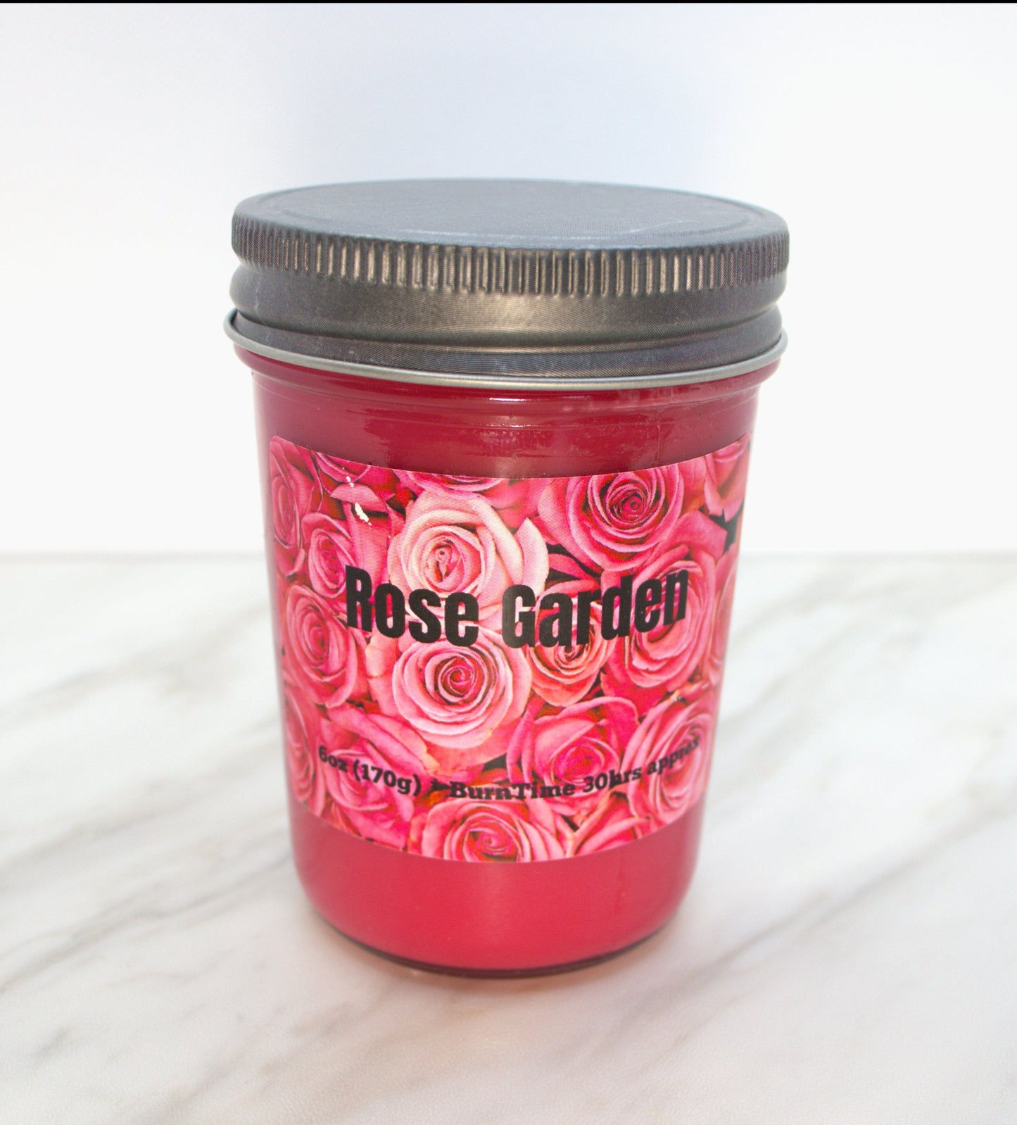 6 and 9 oz Rose Garden Candle (Slightly Strong to Strong fragrance)