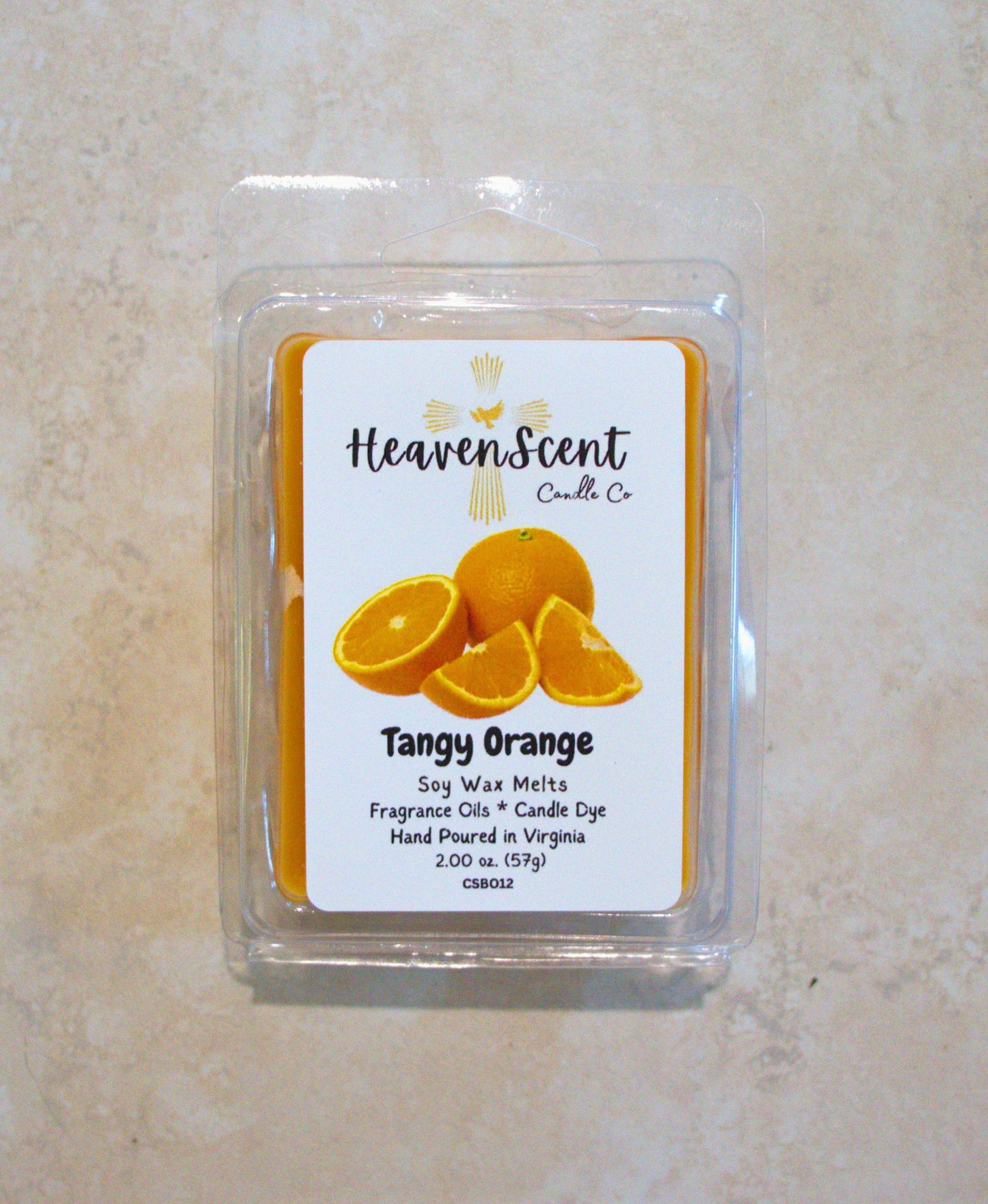 2 oz Tangy Orange Melts (Strong fragrance)