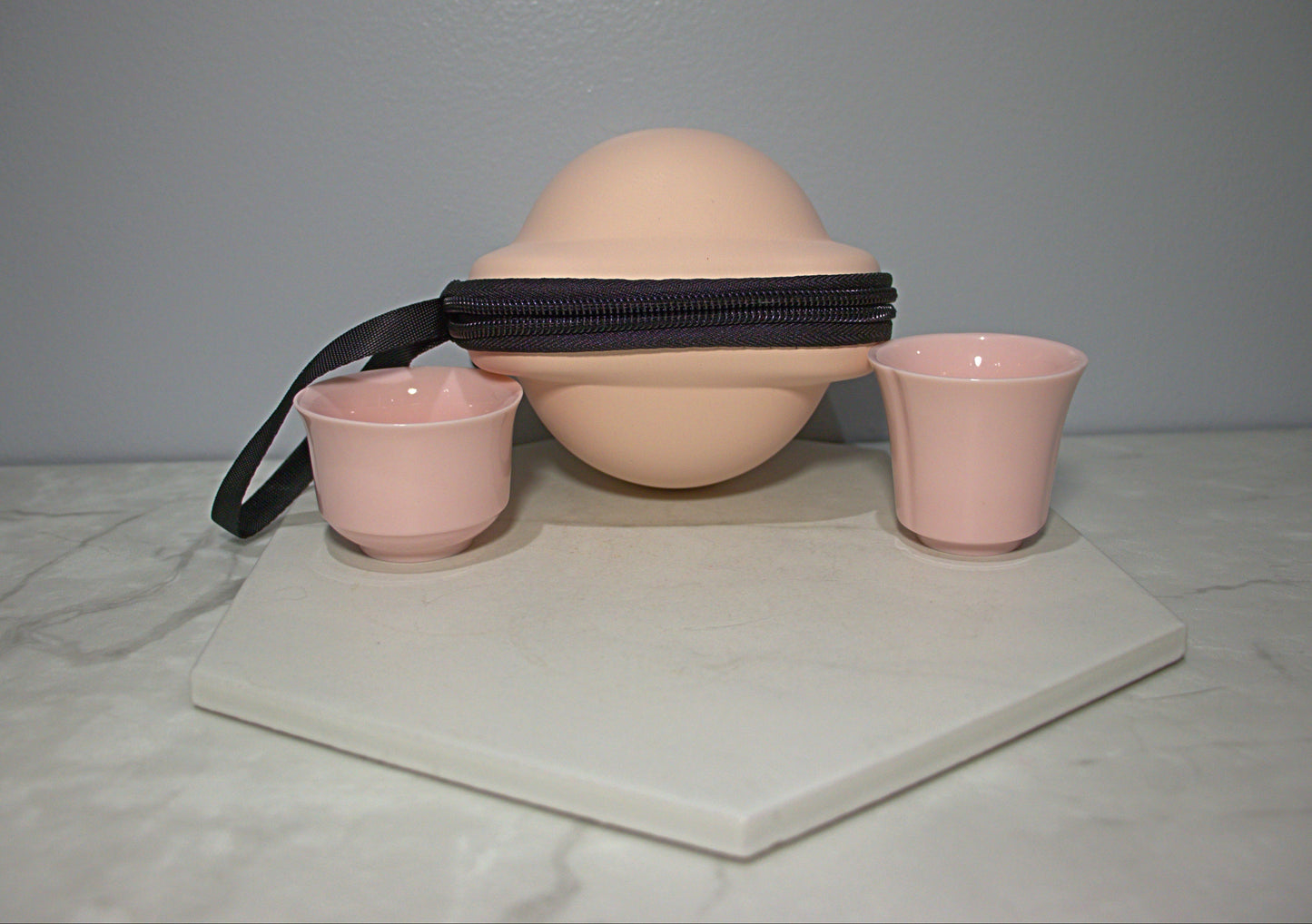 9 oz Teapot Pink Butterfly set