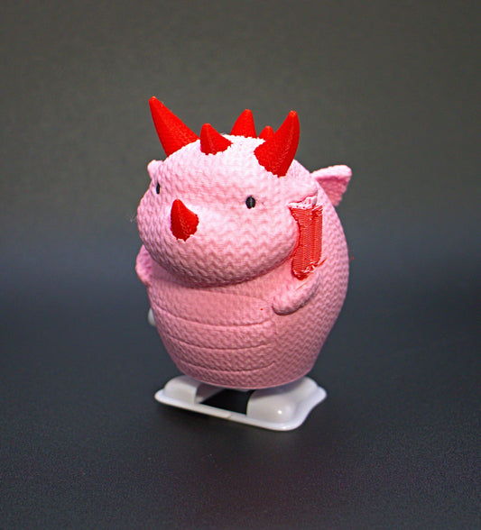 Walking Dragon (Pink & Red)
