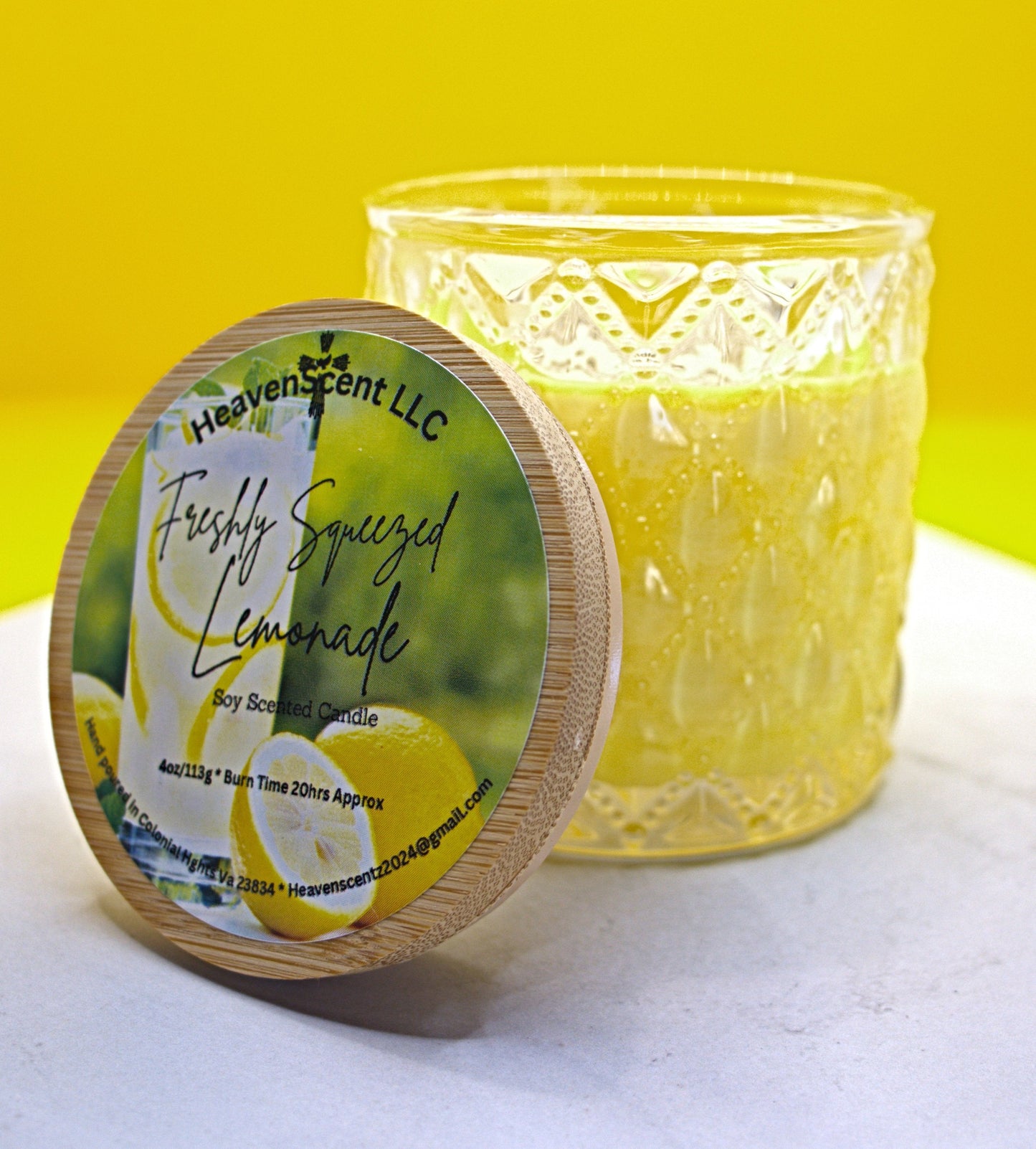 2 oz & 4 oz Lemonade Freshly Squeezed candles (Slightly strong to Strong fragrance)