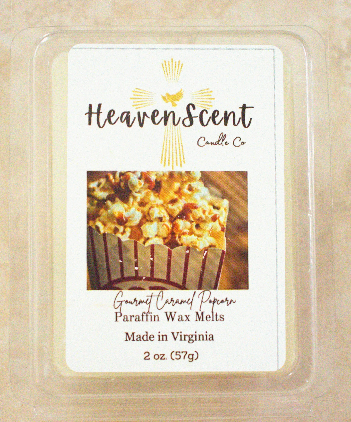 2 oz Gourmet Caramel Popcorn Melts (Slightly strong to Strong fragrance)