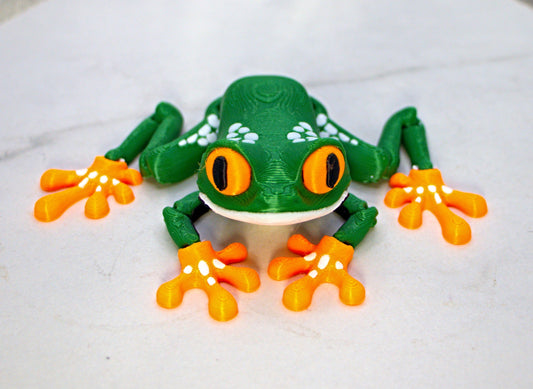 Frog-The Thing Orange Eyed Tree (Orange and green)