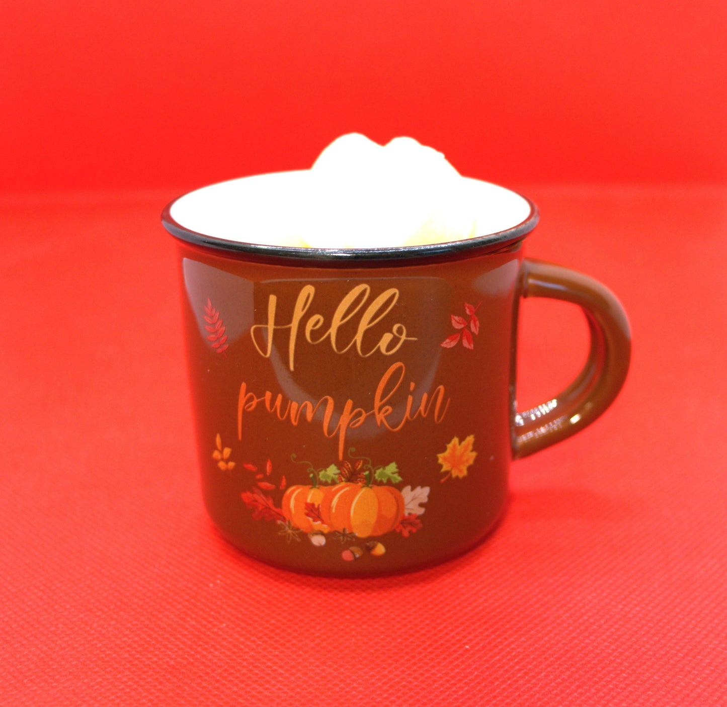 1.5 oz to 4oz Pumpkin Latte Mini Mug candles (Slightly strong to strong fragrance)